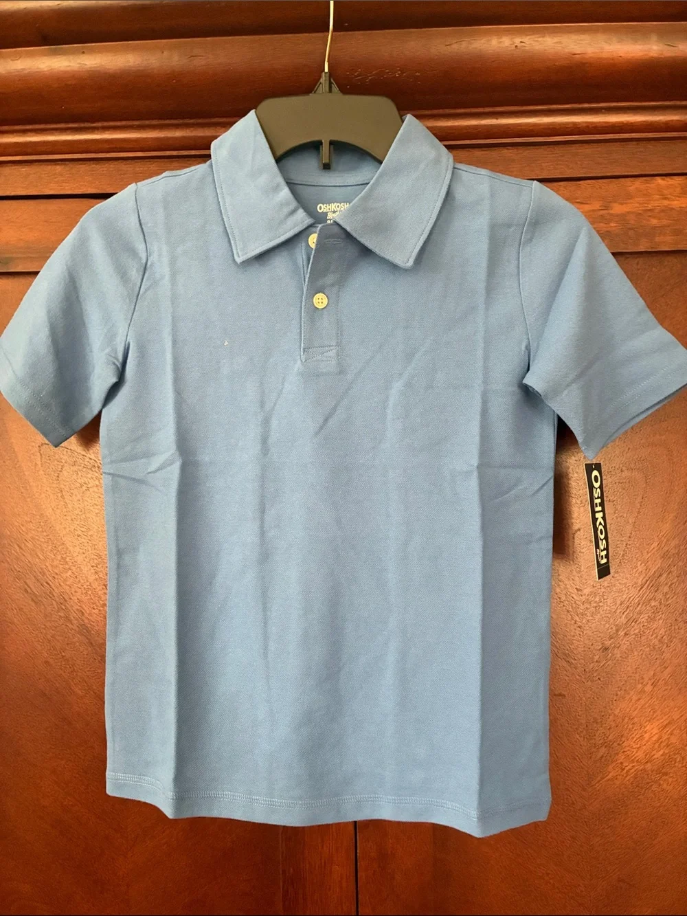 OshKosh B'gosh Boys' Sky Blue Short-Sleeve Polo